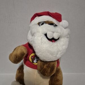 Buc-ee's 2024 Christmas Santa Beaver Plush Stuffed‎ Animal